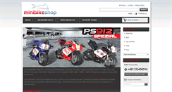 Desktop Screenshot of minibike-shop.sk